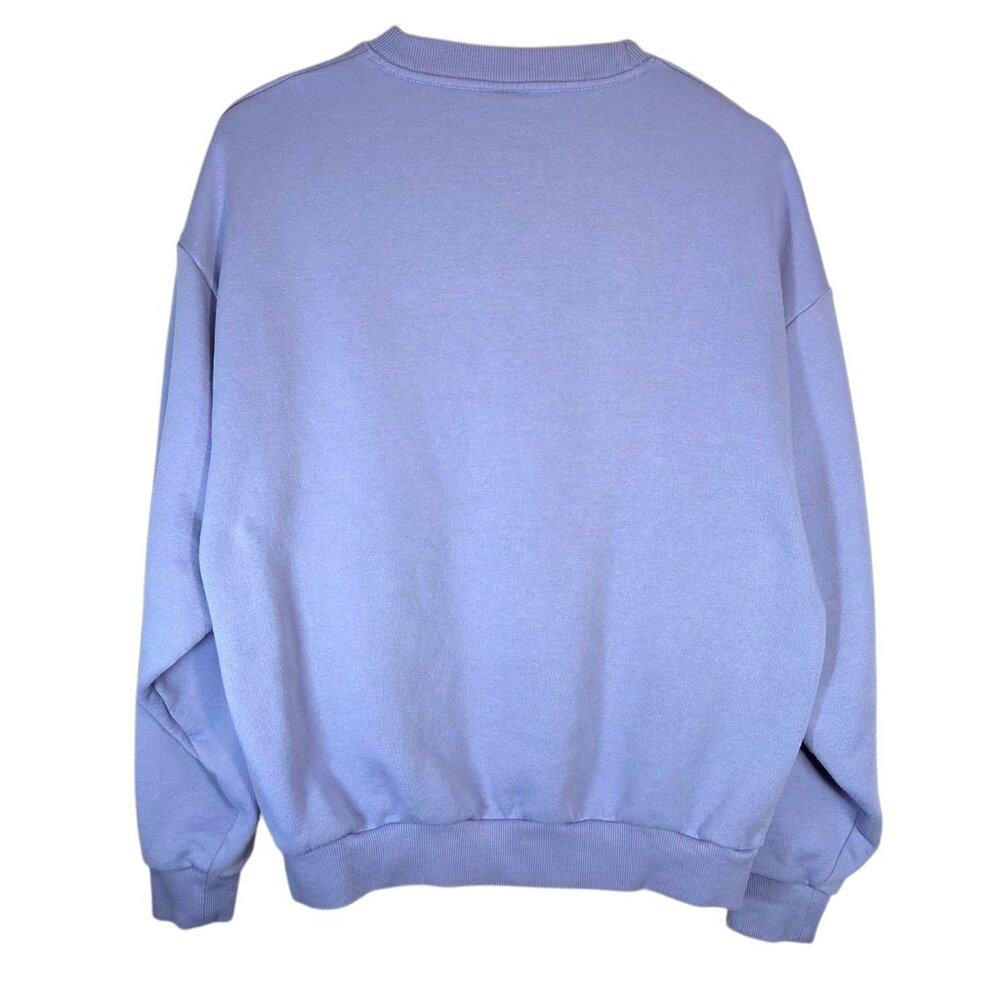 Alo Yoga Accolade Crew Neck Pullover in Lilac Blue - Picture 6 of 12